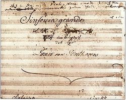 Title Page of the Eroica Symphony